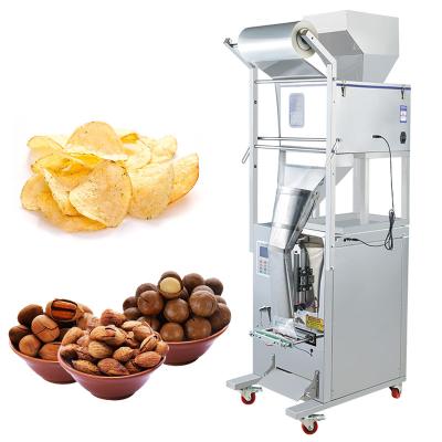 China Food Automatic Vertical pouch snack food potato chips corn banana slice packaging machine nut particle powder filling machine for sale