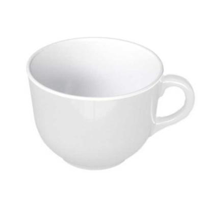 China Sustainable Melamine Cups No Color Custom 22-24 oz. simple white cups of white coffee mugs for sale