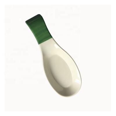 China Sustainable Morden Kitchen Use Custom Design Full Printing Melamine Plastic Spoon Holder for sale