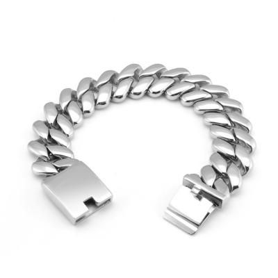 China Other Mens Bracelet Solid Heavy Stainless Steel Big Link Chain for sale