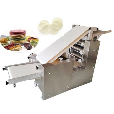 China High quality high speed low energy gyoza empanada round skin making dumpling dough wrapper machine for sale for sale