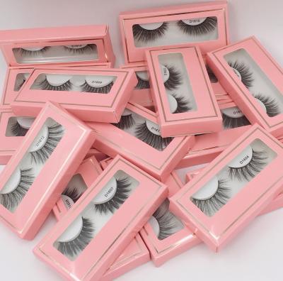 China Recyclable eyelashes box eyelash box packaging 3d eyelashes wholesaler with box packaging for sale