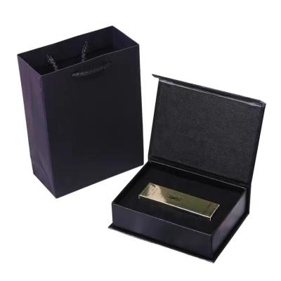 China Recyclable Custom Logo Rigid Cardboard Packaging Magnetic Closure Gift Box With Eva for sale