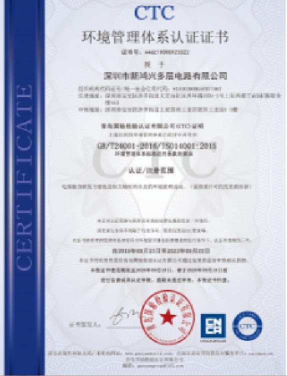 ISO4001 - Shenzhen Three Two One Technology Co., Ltd.