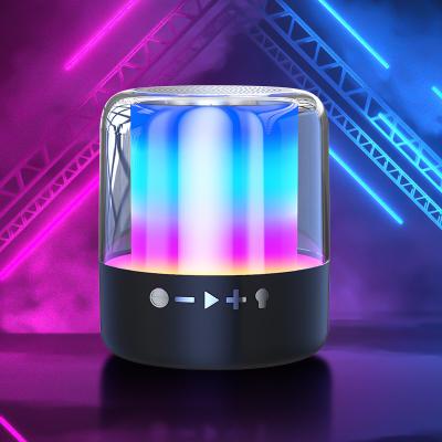 China Mini Portable LED Flashing Light Speaker Loud Wireless Edge - IP1-HS Sound Rich Waterproof Speaker HS-1000A for sale