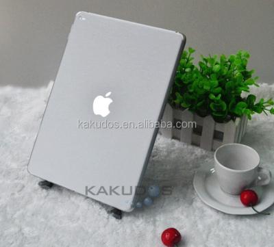 China Tablet Silver Brushed Aluminum Skin Sticker For iPad Air 2 for sale