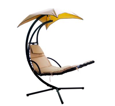 China Modern Outdoor Swing Lounge Chair Hammock Hanging Floating Balcony Chair With Canopy for sale