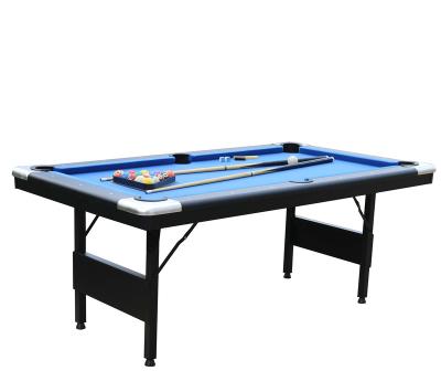 China 600D 7FT High Quality Cheap Middle Portable Billiard Folding Billiard Table for sale