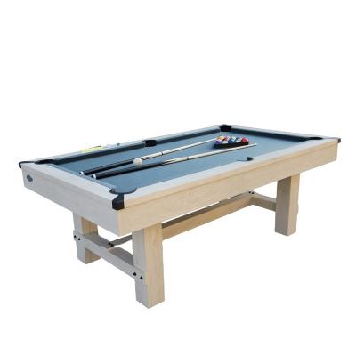 China 600D 7ft American Indoor Solid Wood Snooker Billiard Pool Table for sale