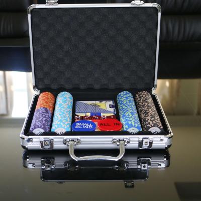 China Clay Factory Customized High End Set Poker Game Chip Box for sale