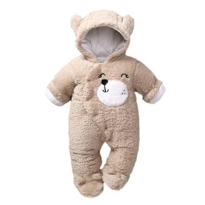 China Warm Baby Rompers Baby Winter Clothes Romper Newborn Baby Clothes Winter Jumpsuit Running Ready To Go for sale