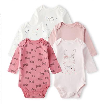 China Longsleeve Baby Clothes Baby Boy Rompers 100% Cotton Long Sleeves Baby Jumpsuit for sale