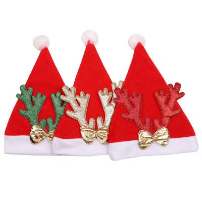 China Durable Christmas Hats 2020 Cute Custom Santa Hat Christmas Decoration Winter Promotional Gifts for sale