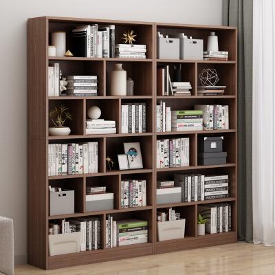 China Convertible Wooden Living Room Modern Book Store Furniture Home Bookshelves Wood Display library Cabinet Bookcase Bookshelf Book Shelves for sale