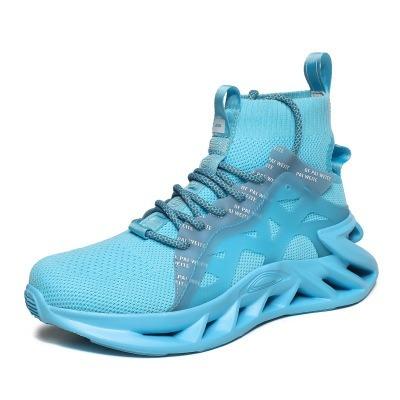 China Factory direct sale fashion trend shoes stock, high top anti-slip men's fashion sneakers, fashion trend shoes sneakers for sale