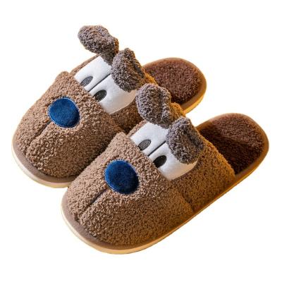 China EVA Slippers New Spring and Autumn Boys Girls Winter Style Cartoon Indoor Non-slip Home Couples Shoes Cotton Warm Home Slippers for sale