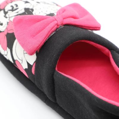 China Unique EVA Cartoon Mickey Slippers Soft Winter Home Bow for sale