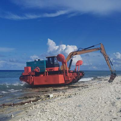 China Sand Dredging KEDA 20 Tons Swamp Buggy Chinese Amphibious Excavator Cheap Price For Sale for sale