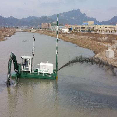 China Amphibious cutter suction keda water-1 series water master dredger boat for sand for sale