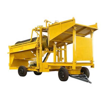 China Construction worksÂ   High Quality Professional Mineral Washing Plant Gold Separator Machinery Mining Trommel Mobile Alluvial Gold Washing Plant for sale