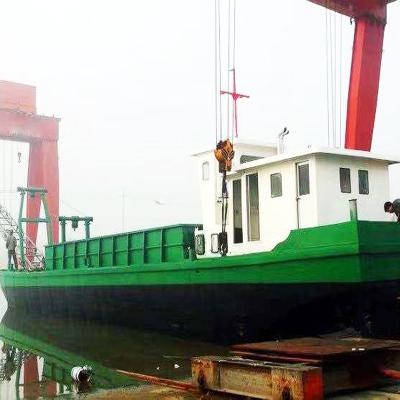 China China Transport Carrier Low Cost River Sand Self Propelled Transport Barge/Transport Boat 60T for sale