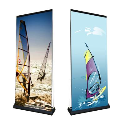 China SEG Type Motorized Scroll Display Electric Roll Up Banner Stand Pull Up Type For Party for sale