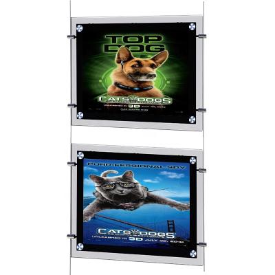 China Indoor A2 Size Acrylic Led Picture Frame Led Light Box 10mm Thickness for sale