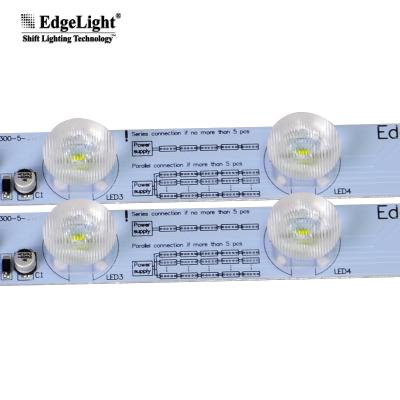 China Warehouse Edgelight SMD 3535 led strip aluminum bar light warm white led side emitting led strip for sale