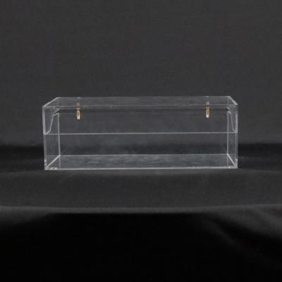 China Durable Acrylic Transparent Shoe Storage Box Storage Box Acrylic Makeup Storage Organizer Box for sale