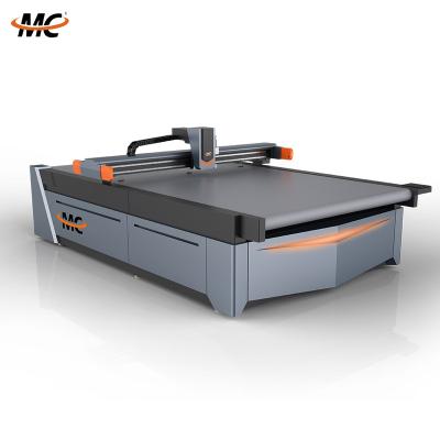 China Auto feeding system MC high efficiency cnc knife slitter fabric fast speed round knife cutter machine for sale