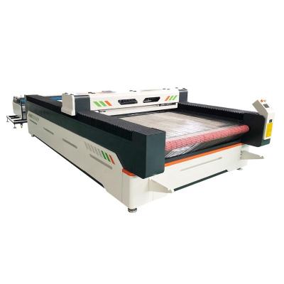 China Automatic feeding laser cutter laser cutting machine for cutting and denier cordura leather fabric for sale