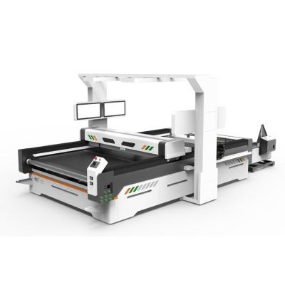 China Automatic Feeding Laser Cutter Laser Cutting Machine For Fabric / Sublimated Fabrics / Home Textile With CCD Camera for sale