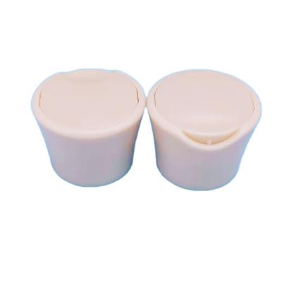 China Non Spill 24/410 Big Cover Care Clothing Conical Top Press Disc Plastic Screw Cap For Shampoo Lotion Cream for sale