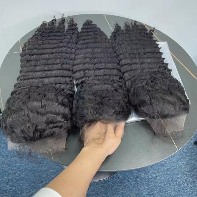 China Transparent body wave 13x4 hd lace wig for american black women deep 13x6 hd lace front 40 inch full wig hair raw lace frontal wigs for sale