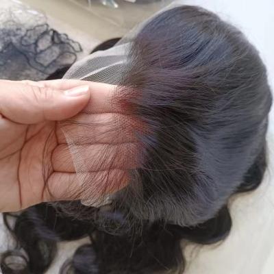 China New Design Body Wave Raw Cuticle Aligned Lace Front Wig 13X4 Black Hd Swiss Lace Front Brazilian Straight 40 Inch Lace Front Wigs for sale