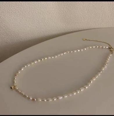 China Simplicity Fashion Jewelry 2021 Custom Pearl Necklace Pearl Necklace For Girls for sale