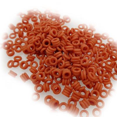 China Professional 10000pcs per 1bag for 2ba Anti-Skid Joints Accessories Blue Red and Clear Aluminum Shafts Blacken Dart Rubber O Rings for sale