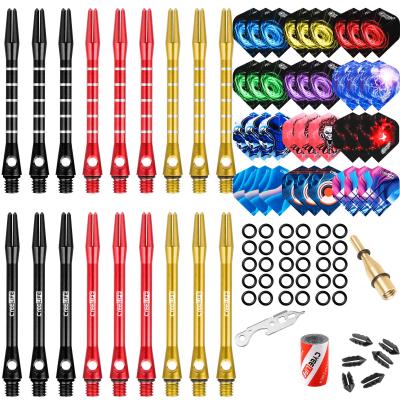 China CyeeLife 18 Aluminum Shafts 36 Flights 6 Plastic Protectors 2 Tools 100 Sets CL20D Rubber O-Rings & Sharpener Dart Accessories for sale