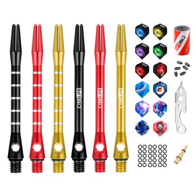 China Durable CyeeLife 18pcs Alu Shafts 36pcs Flights Dart Rubber Sharpener O Ring Kit Most Complete Darts Tool Accessories for sale