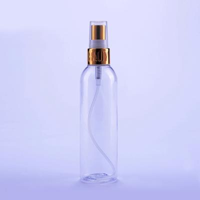 China OEM Style Custom 24/410 Clear Fine Mist Spray Plastic Bottles White 100ml PET Cosmetic Bottle for sale