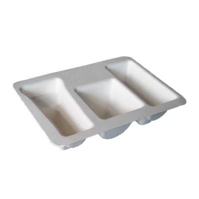 China Molded Biodegradable Pulp Custom Biodegradable Box For Cosmetic Perfume Design High End Cardboard Tray With Lid for sale