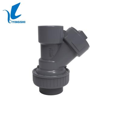 China General China Factory Wholesale PVC Ball Check Valve Y Type For Pool Swimming for sale