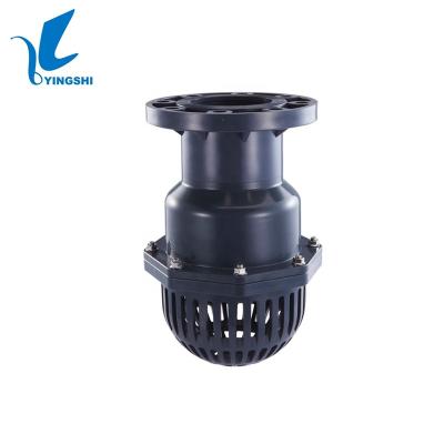 China Source Factory Wholesale UPVC Flange Suction Valve General Fin Type For Water Treatment for sale