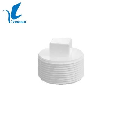 China Water Pipe System China Factory Supply SCH40 D2466&D1785 UPVC Direct Pressure Fitting C A P (Male) For Water Treatment for sale