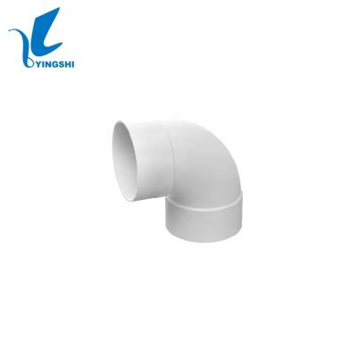 China Wholesale ASTM D2665 UPVC DWV Water Pipe System Source Manufacturer Fit Elbow-90 Degree For Water Drain for sale