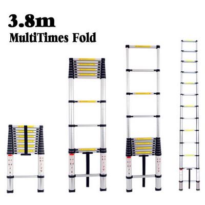 China Hot sale modern 3.8m high quality with aluminum ladder finger protection, easily folding for sale