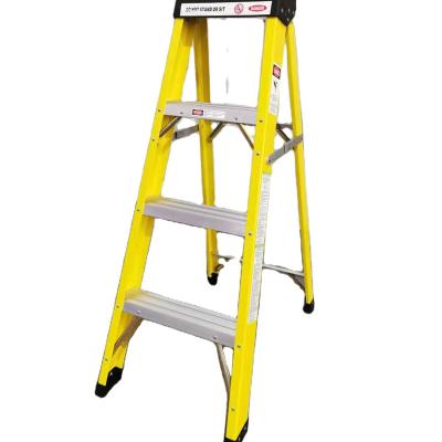 China Modern 3 Step Fiberglass Folding Step Ladder It's Safety for sale