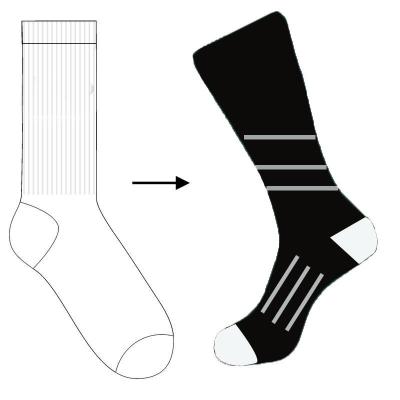 China QUICK DRY Color Cotton Polyester Bamboo Fiber Crew Sports Calcetines Nylon Socks Custom Design Oem White Black Gray Logo Casual Spring Anti for sale