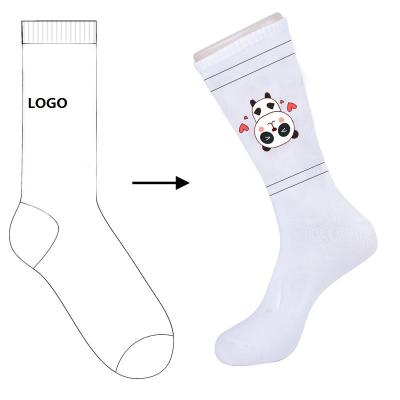 China QUICK DRY Custom Mens Cartoon Cotton Crab Socks with Cute Bear Pattern for sale