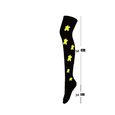 China QUICK DRY Women's Thigh High Over The Knee Socks With Star for sale